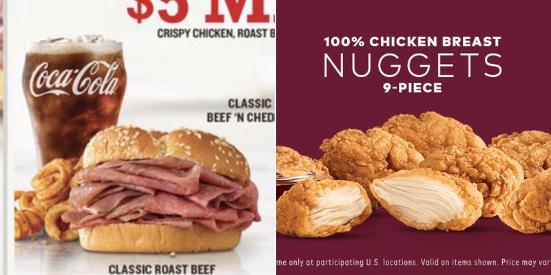 Arby's Menu