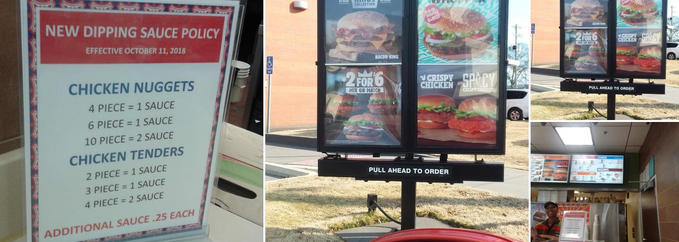 Burger King Menu