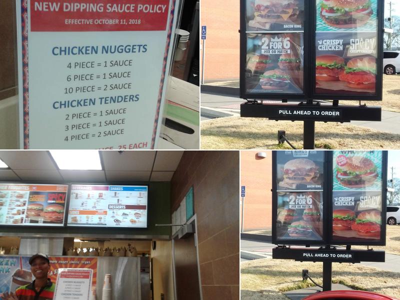 Burger King Menu