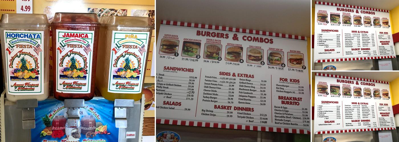 Burger Queen Menu