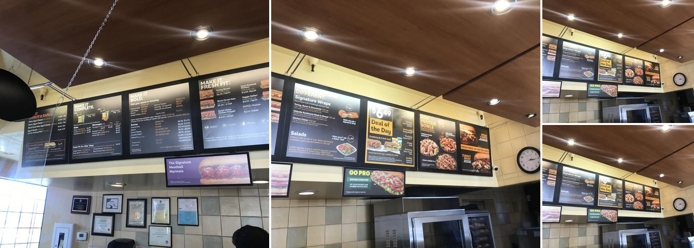 Subway Menu