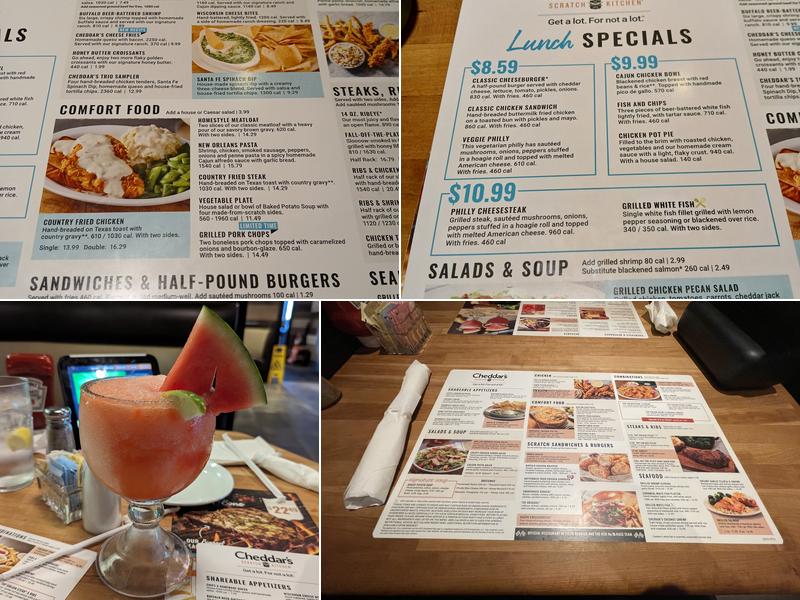 Cheddar's Scratch Kitchen Menu