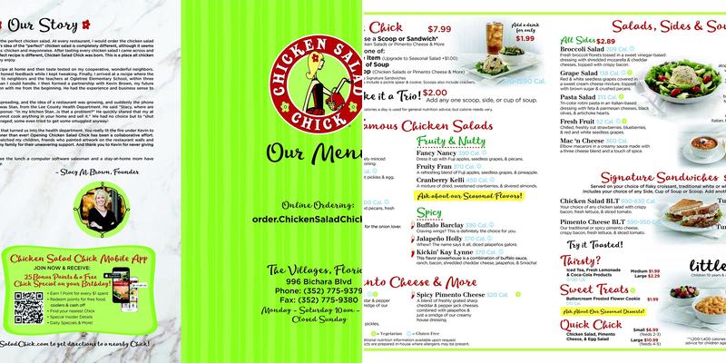 Darrell's Diner Menu