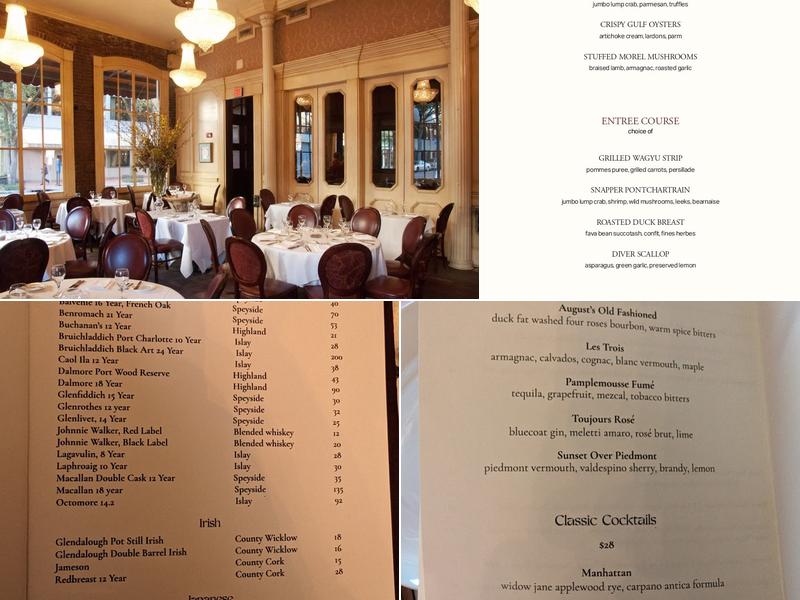 August Menu