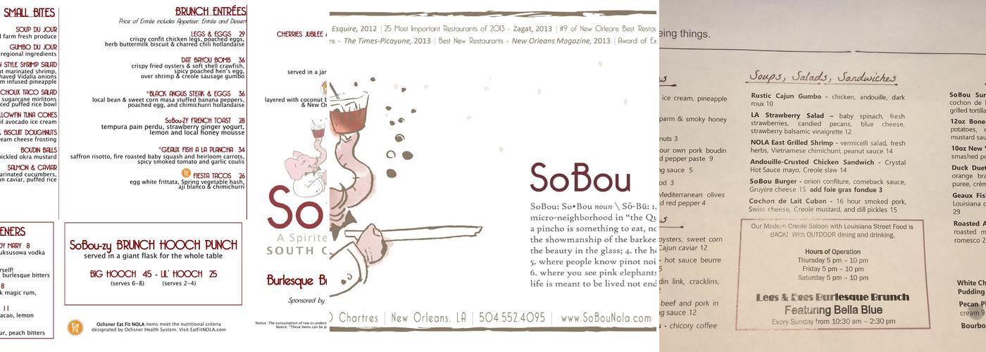 SoBou Menu