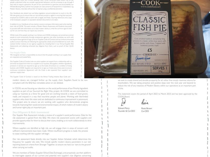 COOK North Leeds Menu