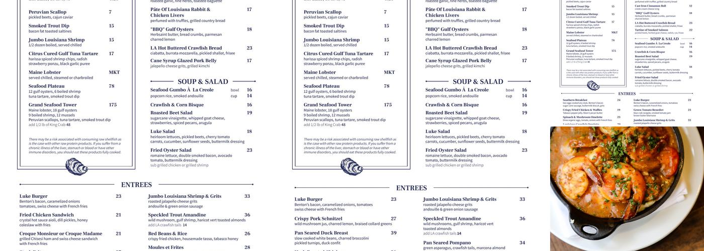 Luke Menu