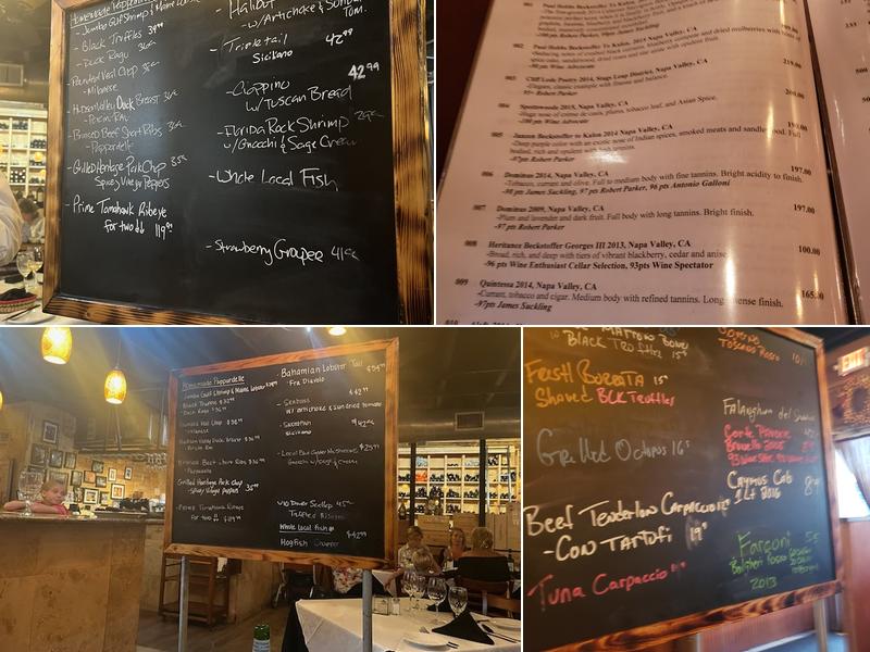 Marcello Ristorante Menu