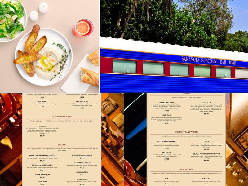 Bob's Train Menu