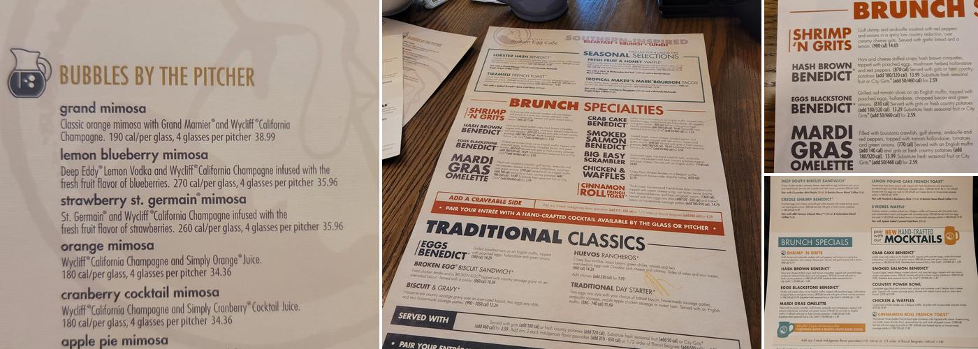 Another Broken Egg Cafe Menu