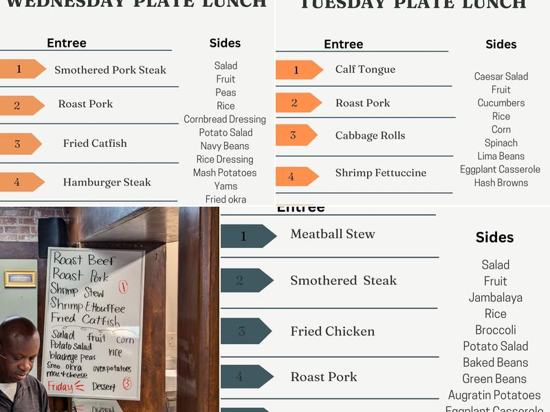Dwyer's Cafe Menu