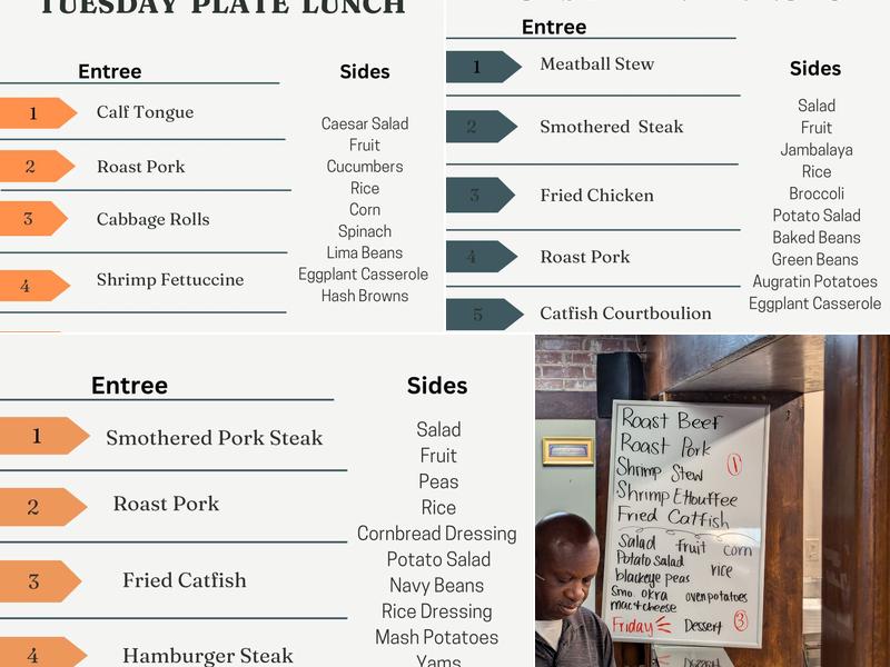 Dwyer's Cafe Menu