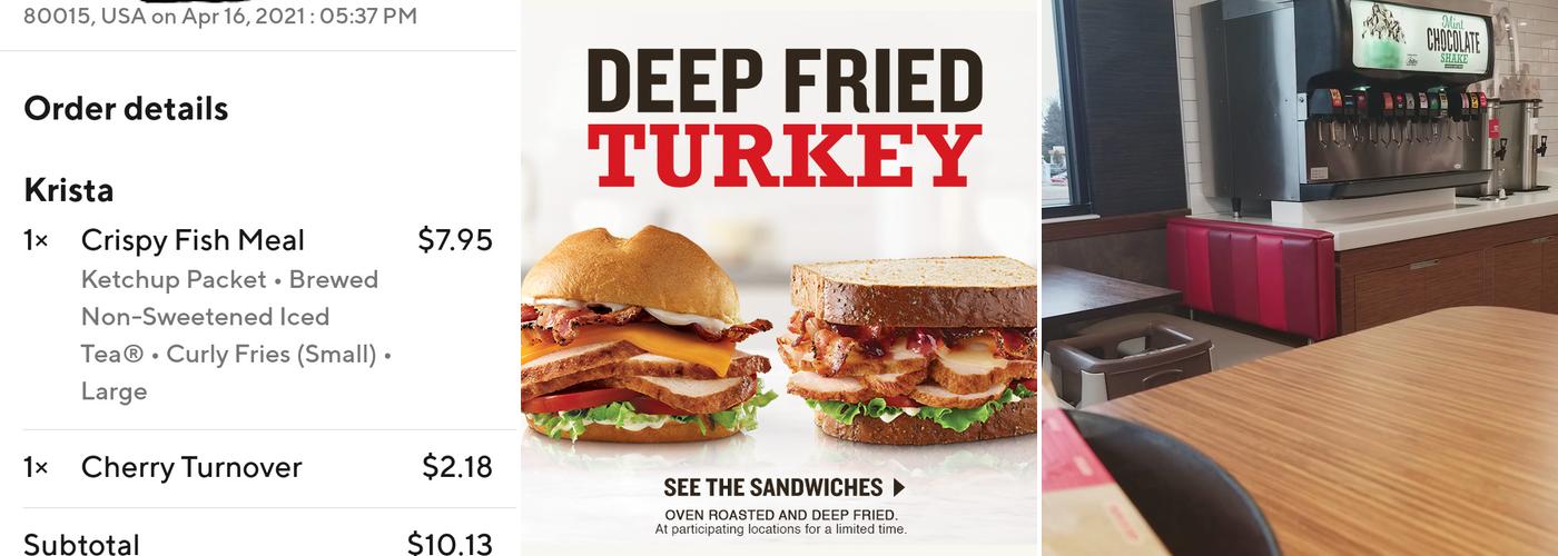 Arby's Menu