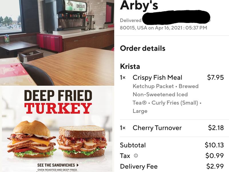 Arby's Menu