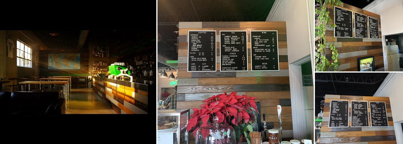Perq Coffee Bar Menu