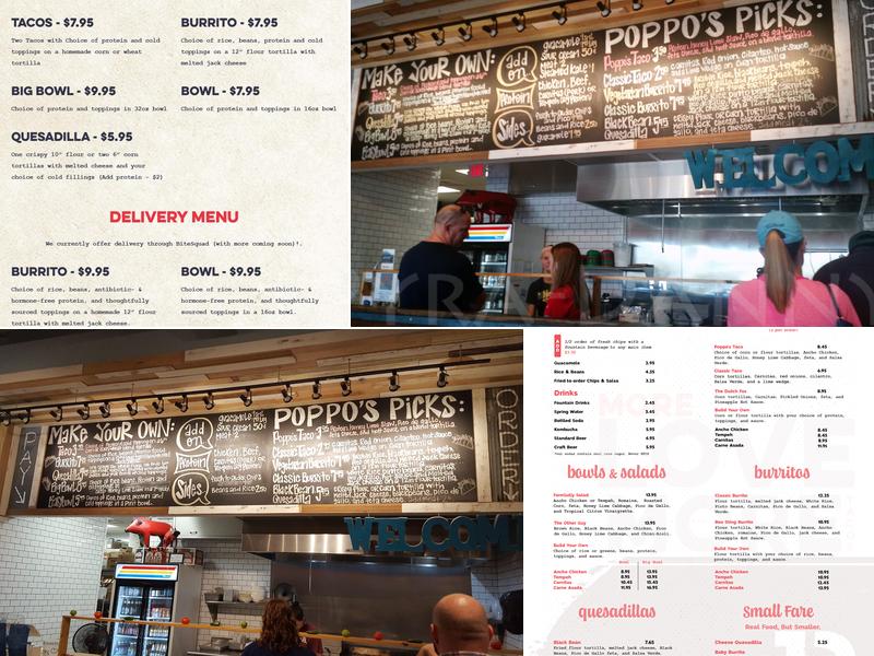Poppo's Taqueria - Lockwood Commons Menu