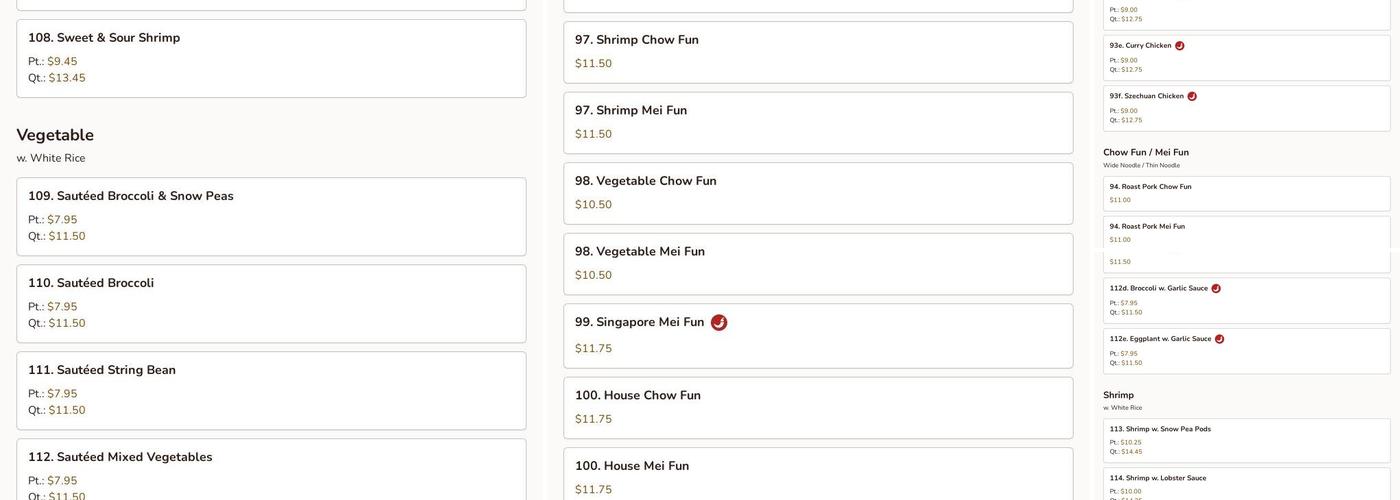 Wah Luck Kitchen Menu