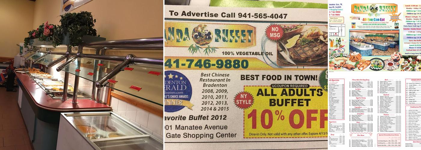 Panda Buffet Menu