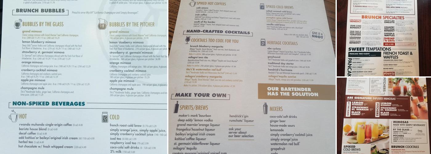 Another Broken Egg Cafe Menu