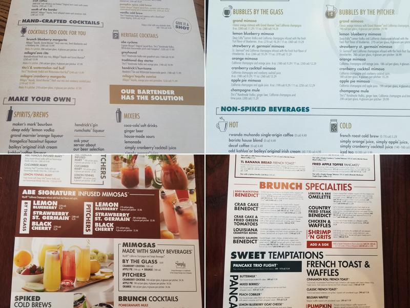 Another Broken Egg Cafe Menu