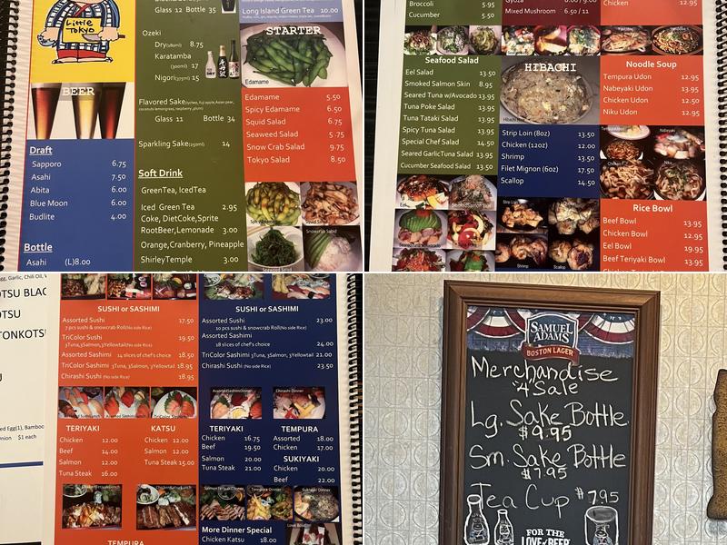 Little Tokyo Restaurant Menu
