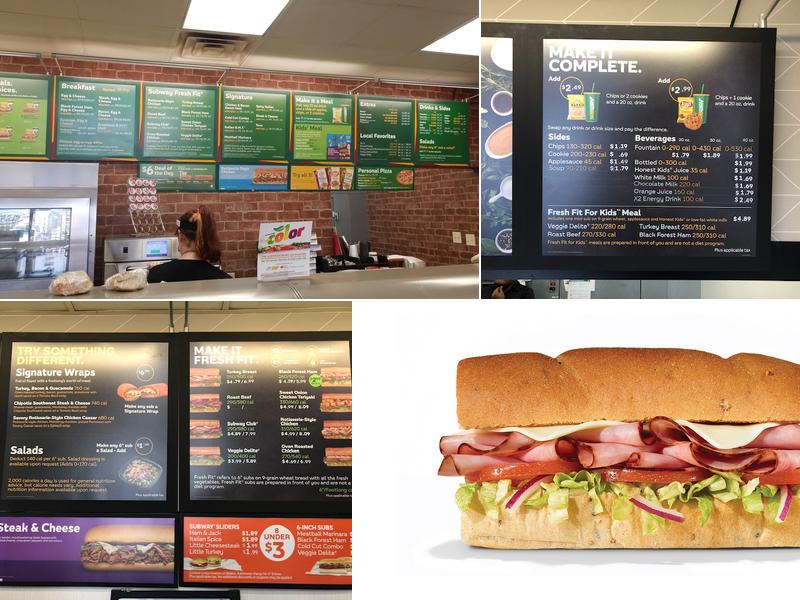 Subway Menu