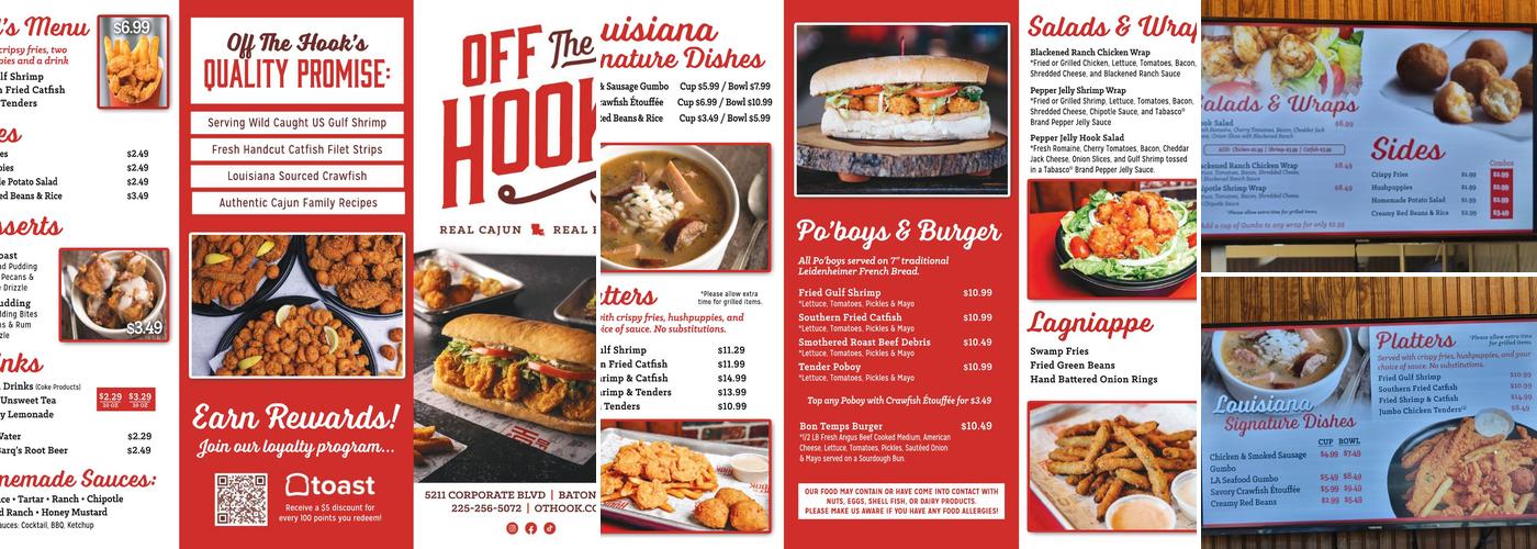 Off the Hook Menu