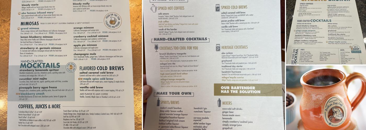 Another Broken Egg Cafe Menu