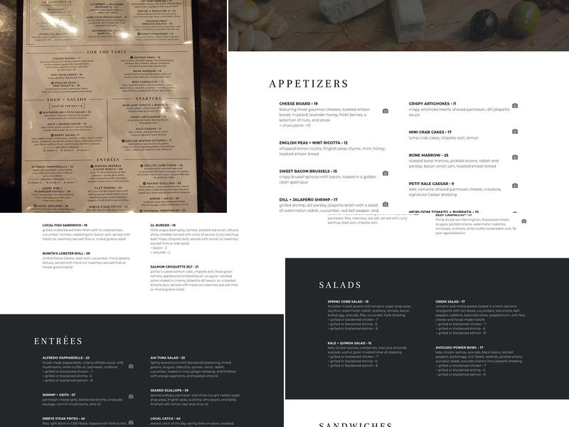 George Bistro + Bar Menu