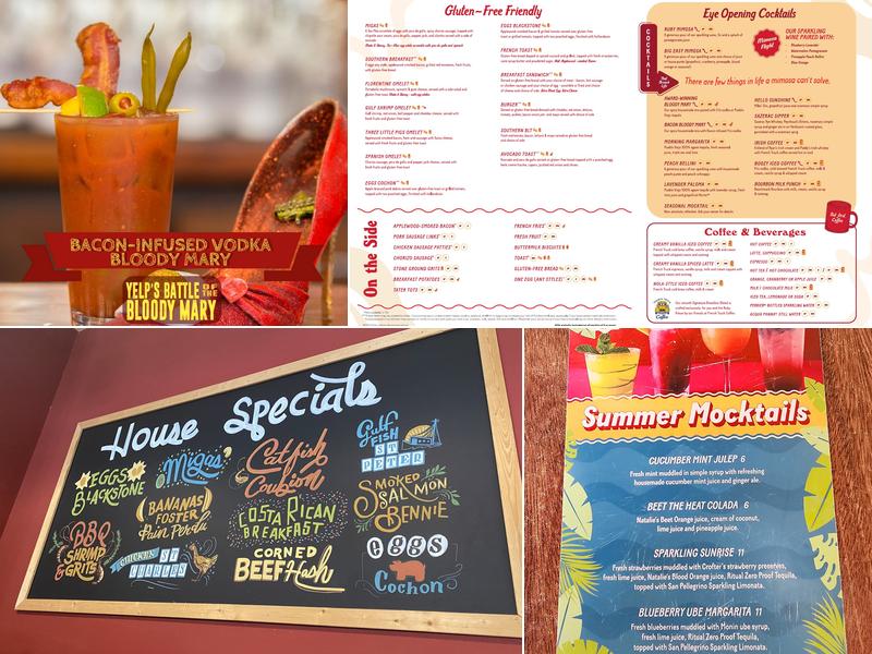 Ruby Slipper Menu