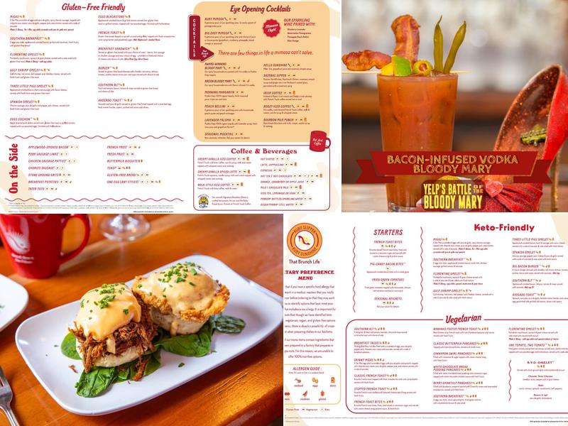 Ruby Slipper Menu