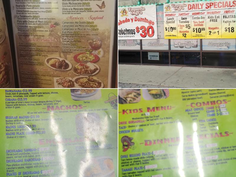 Taqueria Olgy's Menu