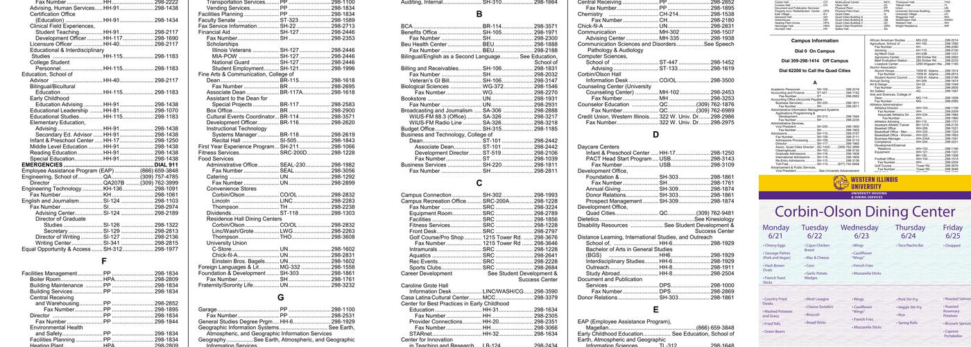 Dividends Menu