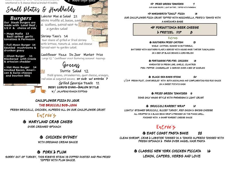 Magnolias Restaurant & Catering Menu
