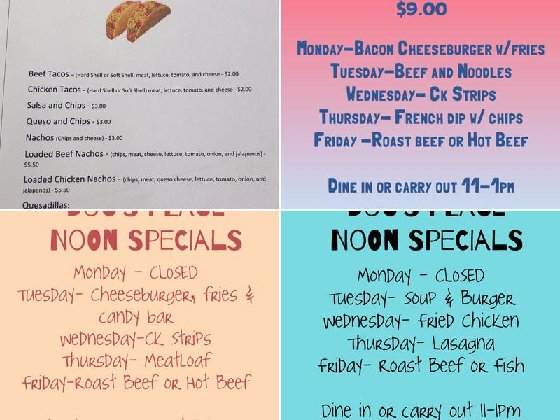 Docs Place Menu