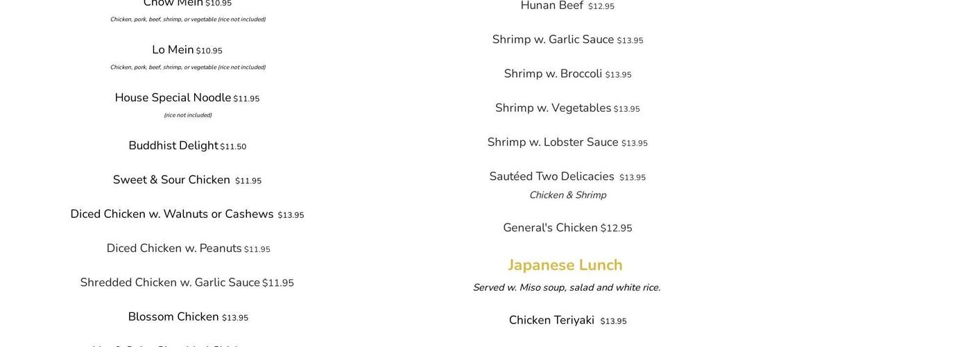 Jani Menu