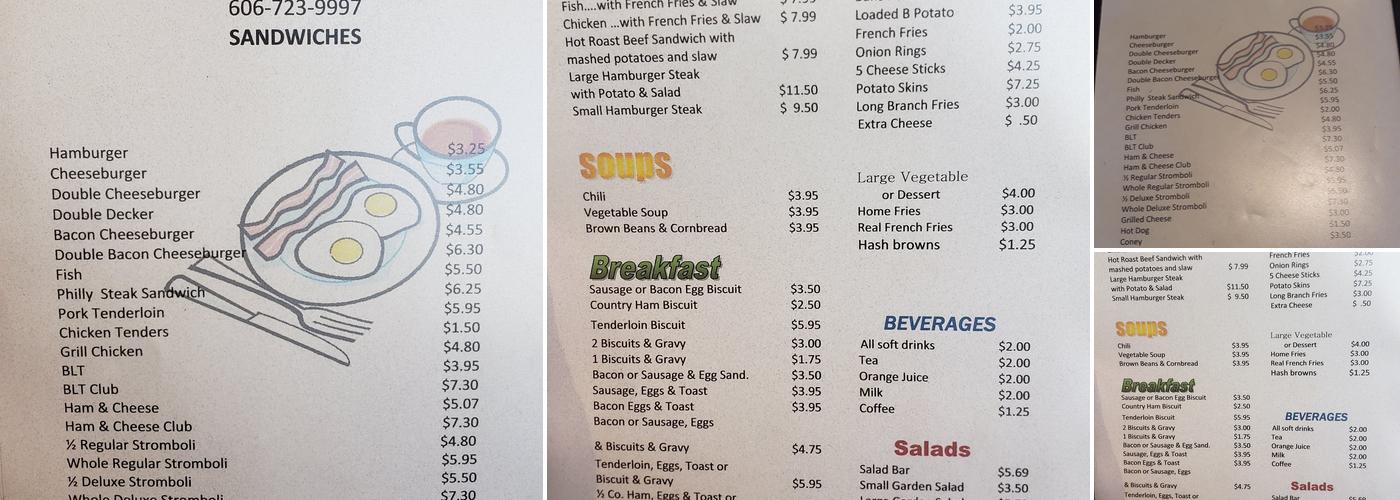 Michael's Restaurant Menu