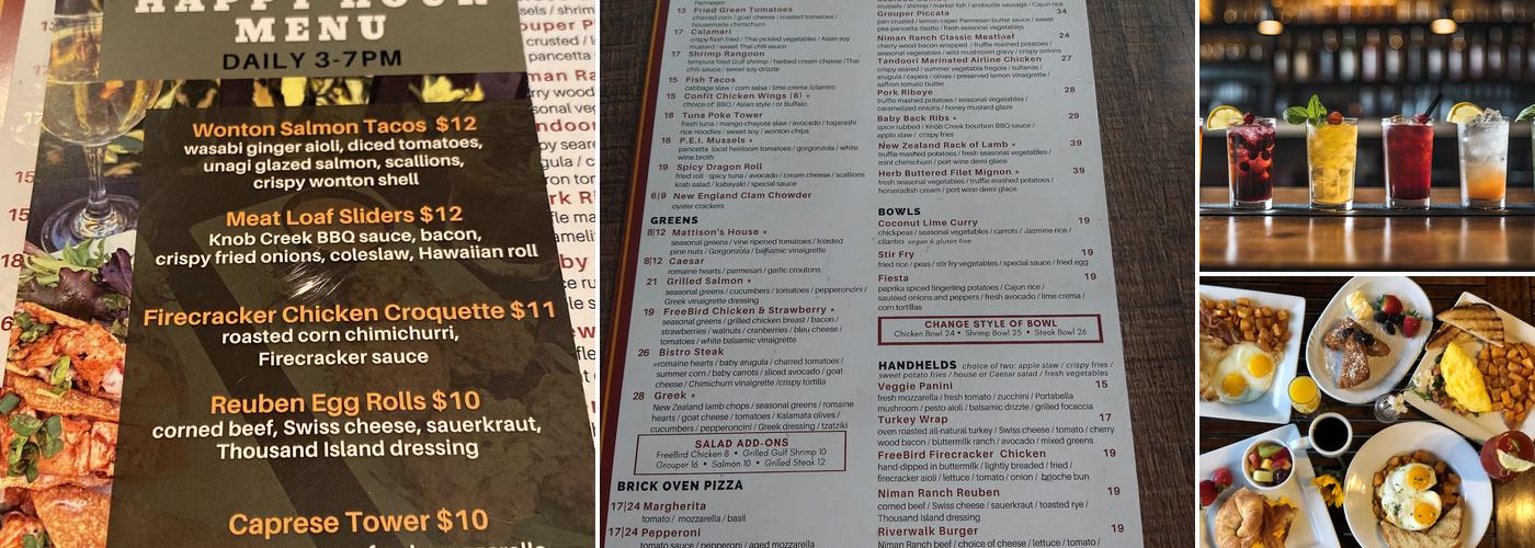 Mattison's Riverwalk Menu
