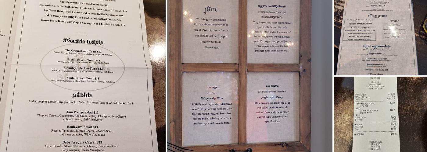 Jam Menu