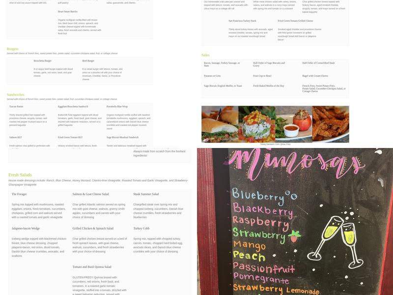 The Sage Biscuit Café- Downtown Menu