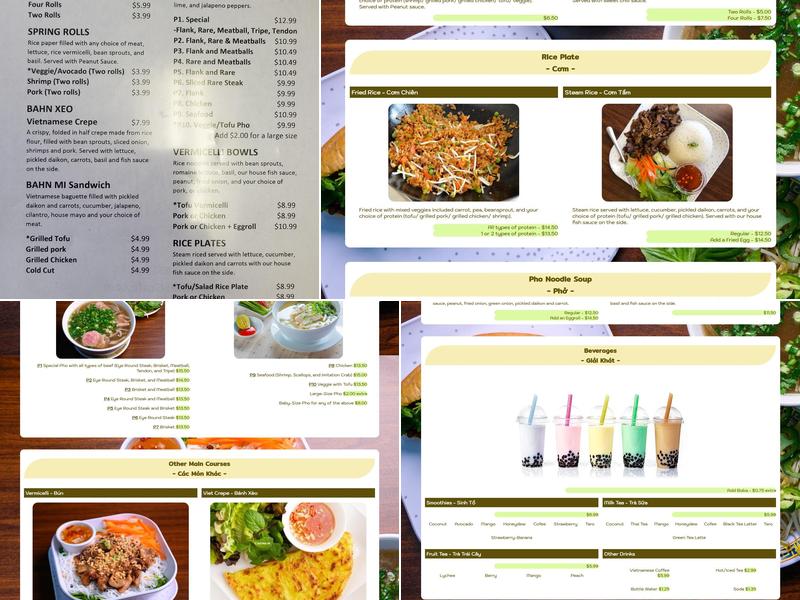 Little Saigon Cafe Menu