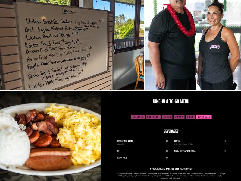 Unkos Kitchen Menu