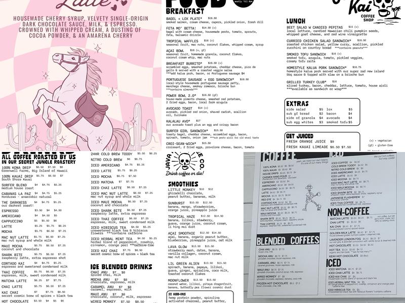Java Kai Menu