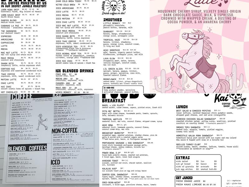 Java Kai Menu