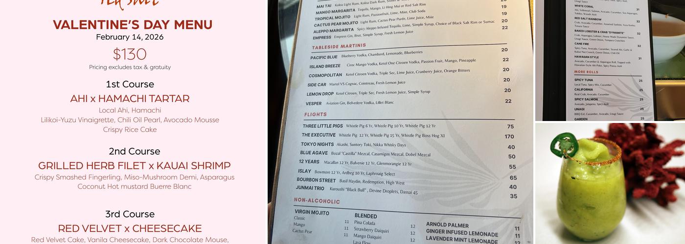 Red Salt Menu