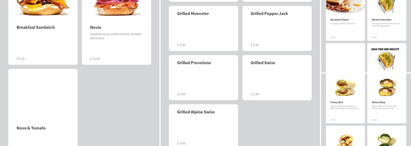 Lenwich Menu