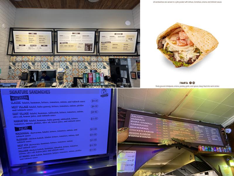 Mamoun's Falafel Menu