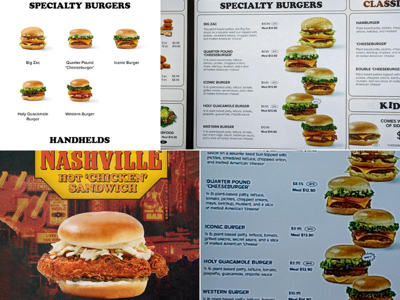 Plant Power Fast Food Menu