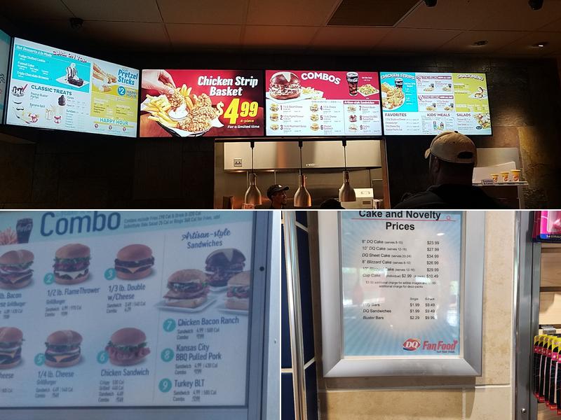 Dairy Queen Menu