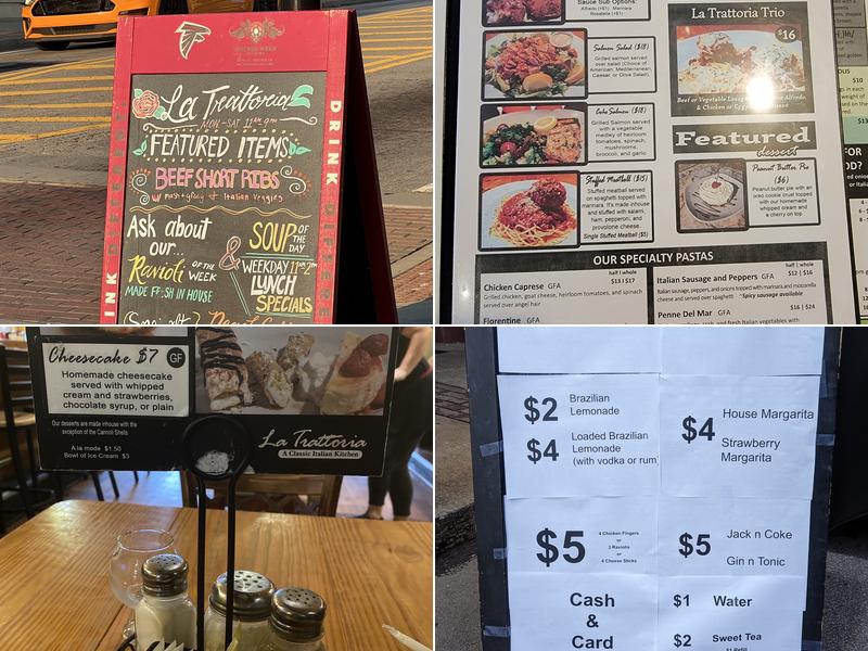 La Trattoria: A Classic Italian Kitchen Menu